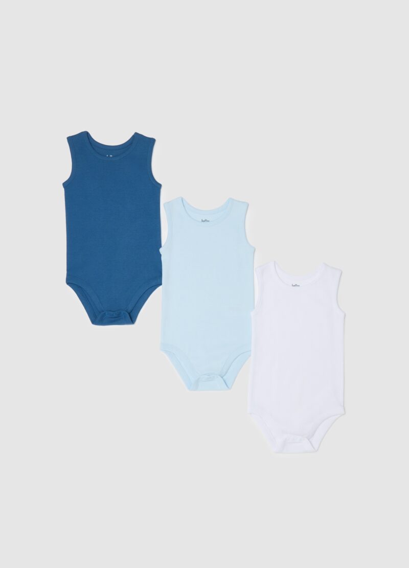 Bodys de bodys sans manches en coton biologique