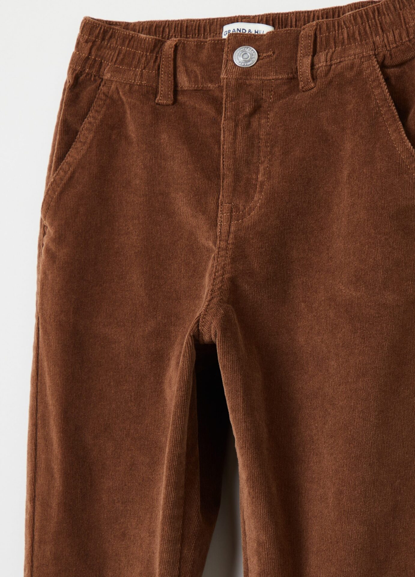 Pantalon Jogging Garçon Velours Côtelé Doublé Polaire - Taille élastique - Confortable Décontracté