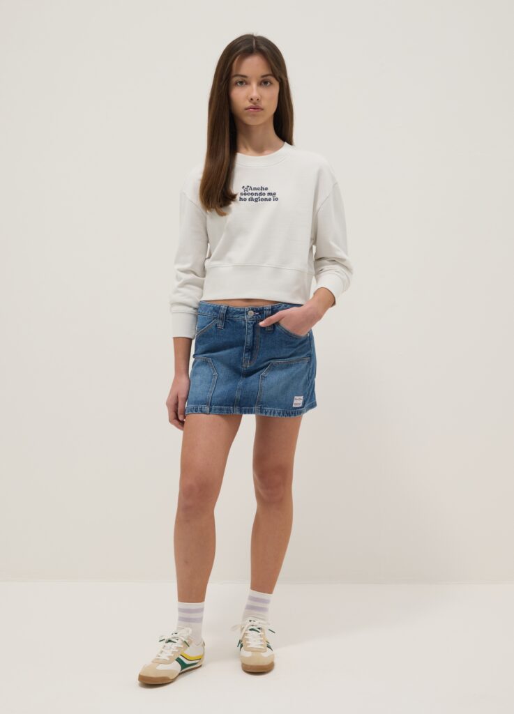 Mini Jupe En Jean Pour Fille – Marque Luca – Taille 10 Ans – Occasion Très Bon État